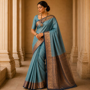Narayanpet saree + jewellery combo