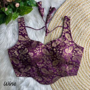 Custom brocade blouses